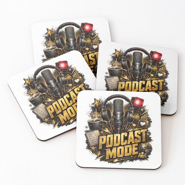 Item preview, Podcast Mode On Host & Content Creator Aesthetic designed and sold by mostafahamza50.