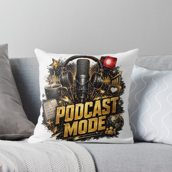 Item preview, Podcast Mode On Host & Content Creator Aesthetic designed and sold by mostafahamza50.