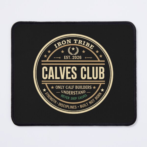 Item preview, Calves Club – Only Calf Builders Understand | Iron Tribe Gym Heritage Badge designed and sold by Sparkofart07.