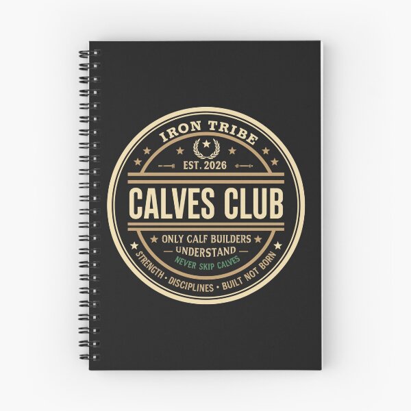 Item preview, Calves Club – Only Calf Builders Understand | Iron Tribe Gym Heritage Badge designed and sold by Sparkofart07.
