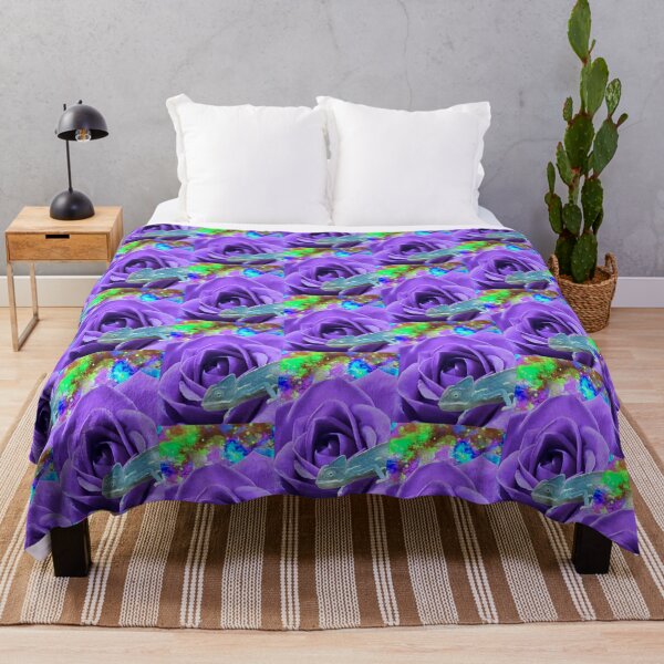 Item preview, A Chameleon Walking on a Rose in Space by ElitebyElise designed and sold by ElitebyElise.