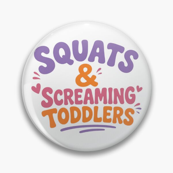Item preview, Squats & Toddler designed and sold by NinaBabyWorkout.