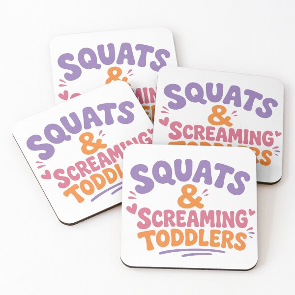 Item preview, Squats & Toddler designed and sold by NinaBabyWorkout.