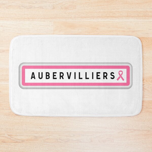 Item preview, Aubervilliers Pink October sign – Seine-Saint-Denis, Île-de-France designed and sold by Panneaux et signalisations - NPOITEVIN.