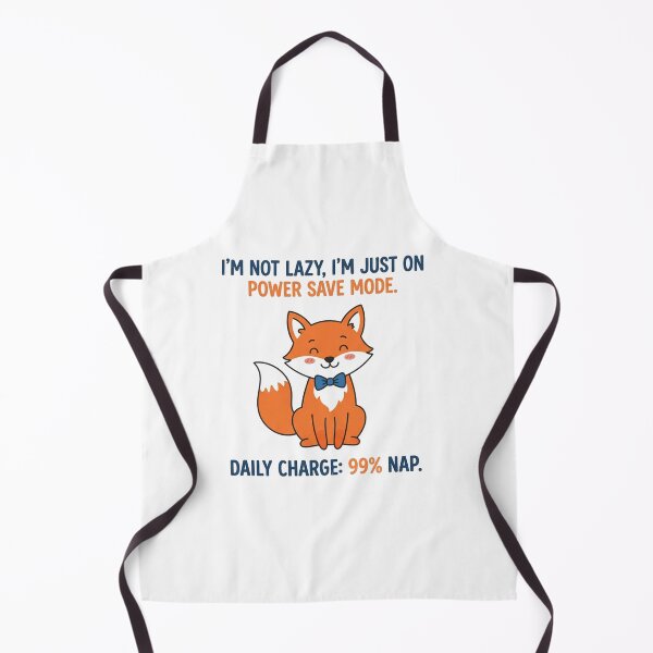 Item preview, Cute Fox On Power Save Mode designed and sold by Owcomm.