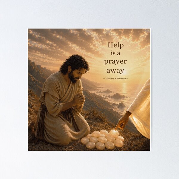 Item preview, Help is a prayer away - The brother of Jared  designed and sold by Heather Walton.
