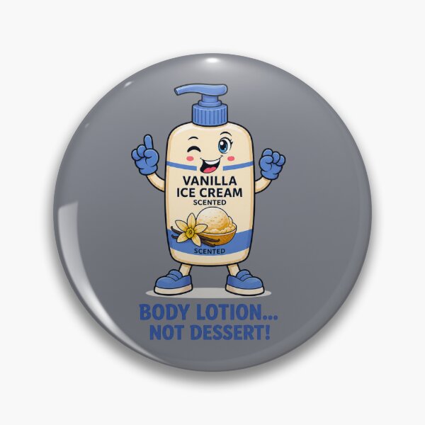 Item preview, Vanilla Ice Cream Body Lotion – Not Dessert! Cute Funny Skincare Cartoon T-Shirt designed and sold by Aimetoi.