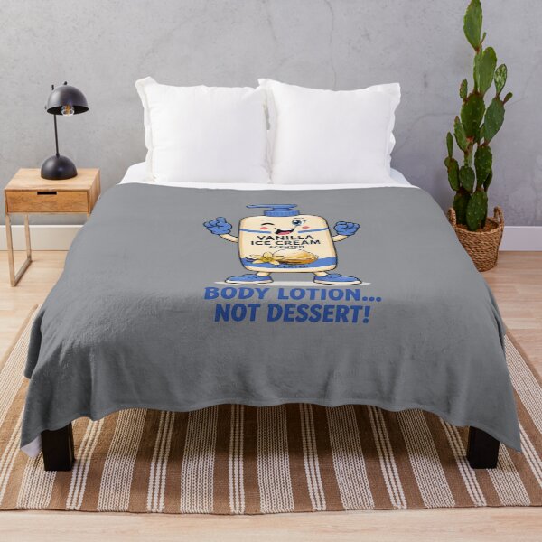 Item preview, Vanilla Ice Cream Body Lotion – Not Dessert! Cute Funny Skincare Cartoon T-Shirt designed and sold by Aimetoi.