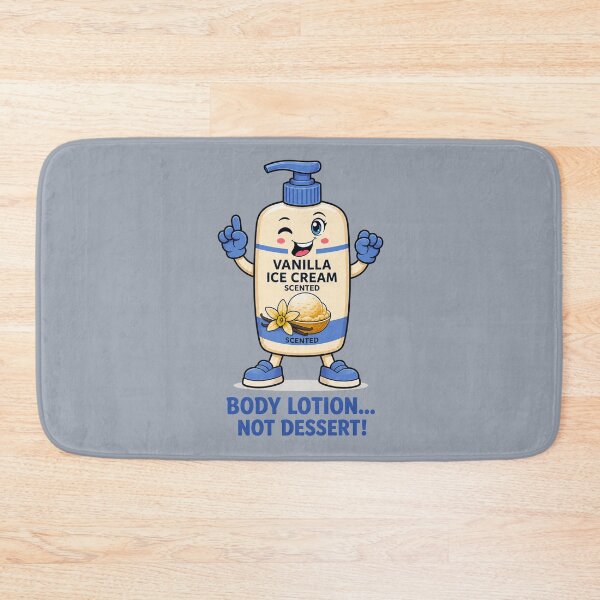 Item preview, Vanilla Ice Cream Body Lotion – Not Dessert! Cute Funny Skincare Cartoon T-Shirt designed and sold by Aimetoi.