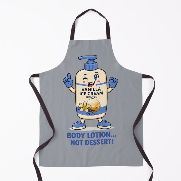 Item preview, Vanilla Ice Cream Body Lotion – Not Dessert! Cute Funny Skincare Cartoon T-Shirt designed and sold by Aimetoi.