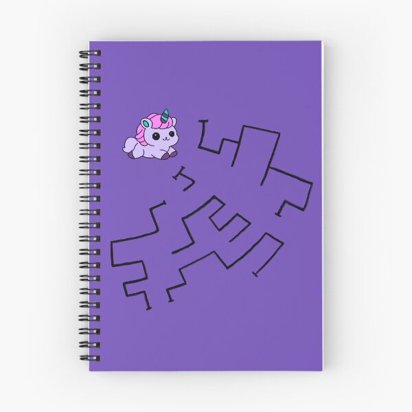 Item preview, Cute Unicorn Maze Game Illustration designed and sold by SaraPixels.