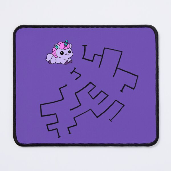 Item preview, Cute Unicorn Maze Game Illustration designed and sold by SaraPixels.