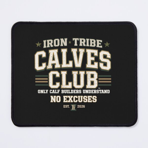 Item preview, Calves Club – Only Calf Builders Understand | Iron Tribe Gym Heritage Badge designed and sold by Sparkofart07.