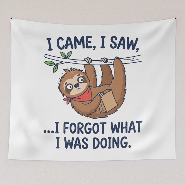 Item preview, I Came I Saw I Forgot What I Was Doing designed and sold by Owcomm.