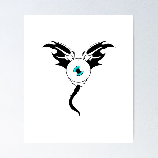 Item preview, Demonic Eye with Wings | Tattoo Design designed and sold by ProdbyNiECO.