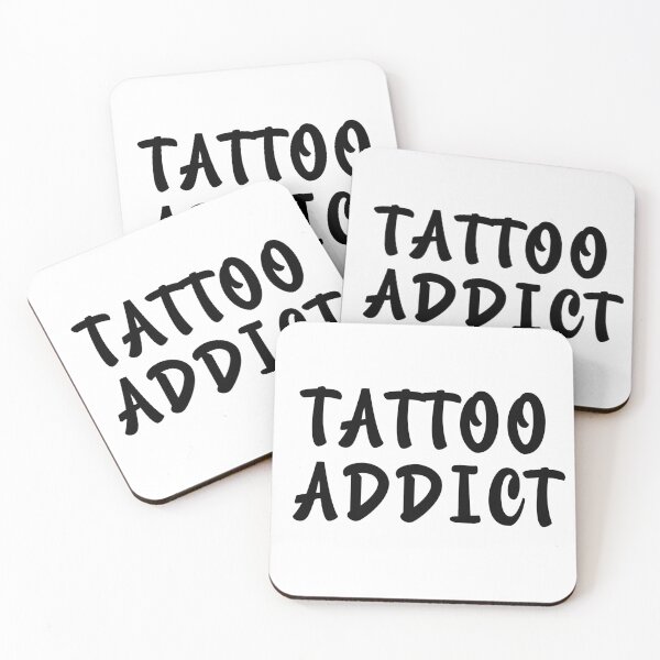 Item preview, Tattoo Addict Funny Tattoo Artist Quote Typography designed and sold by EchoPrint Co..