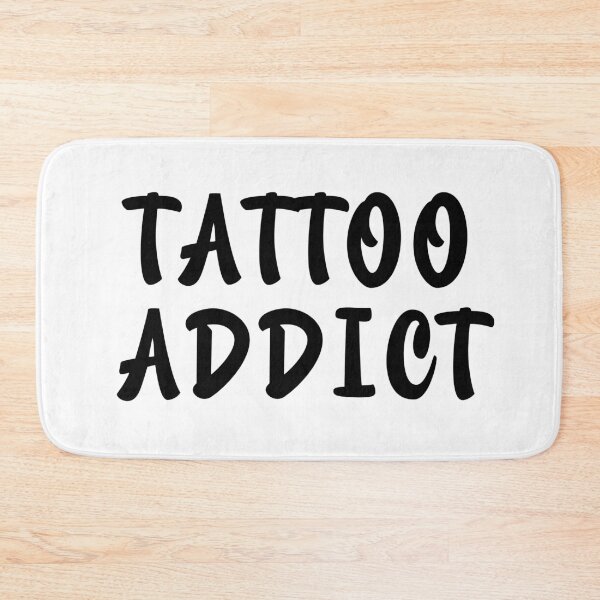 Item preview, Tattoo Addict Funny Tattoo Artist Quote Typography designed and sold by EchoPrint Co..