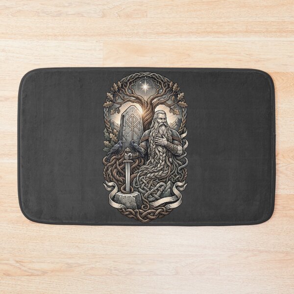 Item preview, Bearded Viking Yggdrasil Rune Sword Art designed and sold by MythicCotton.