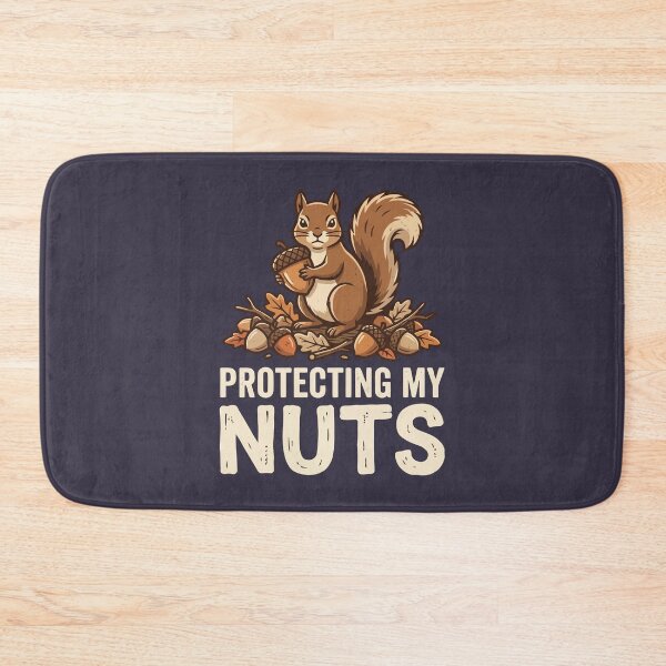 Item preview, Protecting My Nuts Funny Squirrel Acorn Wildlife Pun designed and sold by Amir Faysal.