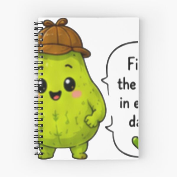 Item preview, Cute Kawaii Pear Detective | Find the Good in Every Day designed and sold by DailyDoodlesBySumbul.