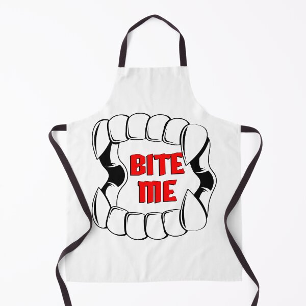 Item preview, Bite me | Creepy vampire teeth | Tattoo design designed and sold by ProdbyNiECO.