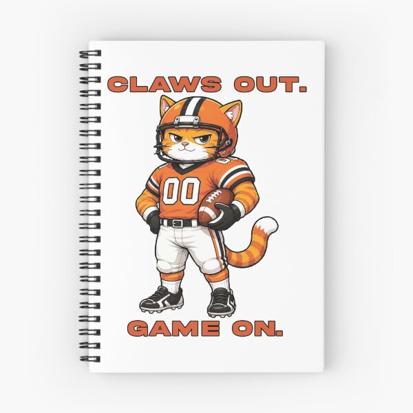 Item preview, Claws Out. Game On. | Funny Football Cat designed and sold by barkandmeow.