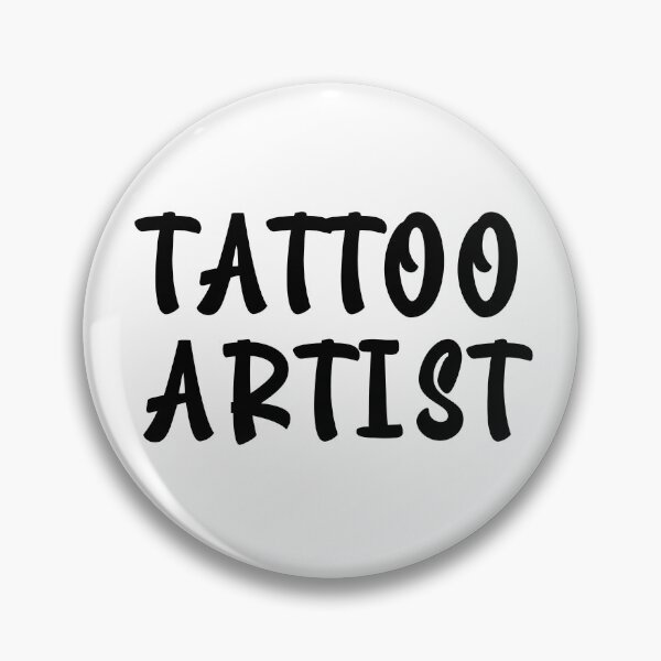 Item preview, Tattoo Artist Quote Edgy Brush Typography designed and sold by EchoPrint Co..