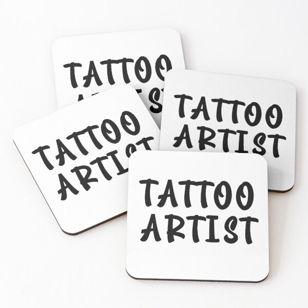 Item preview, Tattoo Artist Quote Edgy Brush Typography designed and sold by EchoPrint Co..
