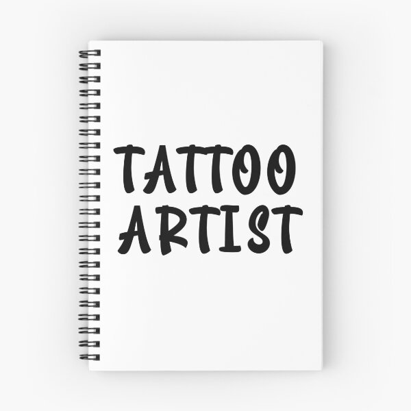 Item preview, Tattoo Artist Quote Edgy Brush Typography designed and sold by EchoPrint Co..