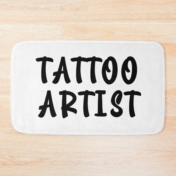 Item preview, Tattoo Artist Quote Edgy Brush Typography designed and sold by EchoPrint Co..