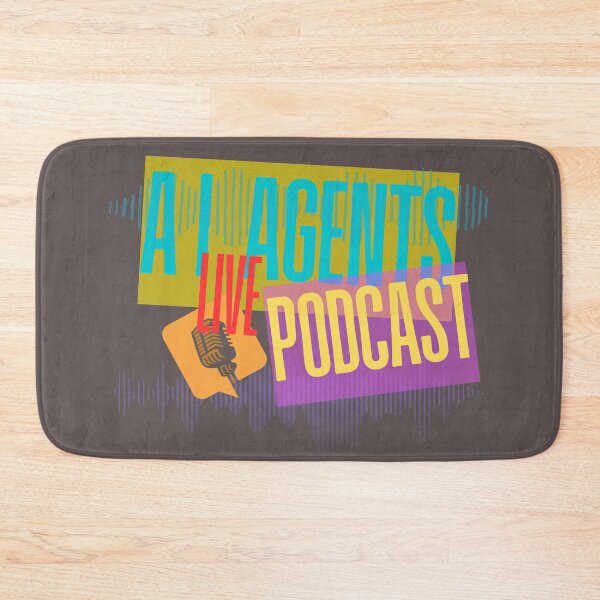 Item preview, AI AGENTS LIVE PODCAST designed and sold by TurtoeClub.