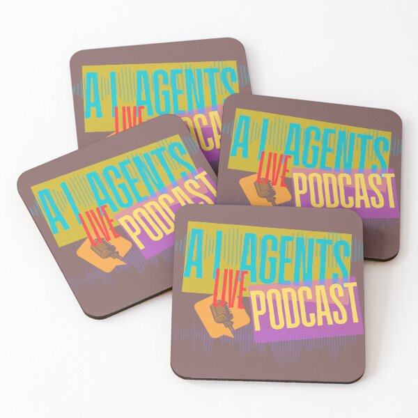 Item preview, AI AGENTS LIVE PODCAST designed and sold by TurtoeClub.
