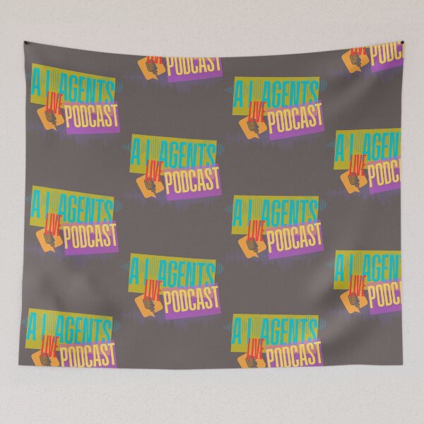 Item preview, AI AGENTS LIVE PODCAST designed and sold by TurtoeClub.