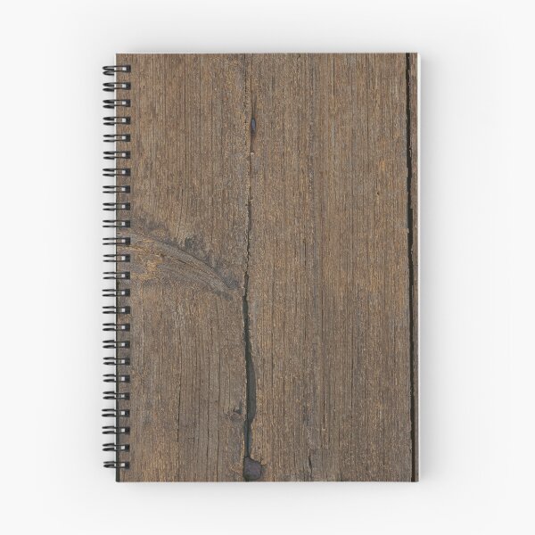 Item preview, Classic Aged Brown Wood Planks with Rustic Nails and Cracks designed and sold by NorthWild.