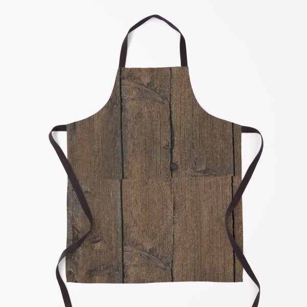 Item preview, Classic Aged Brown Wood Planks with Rustic Nails and Cracks designed and sold by NorthWild.