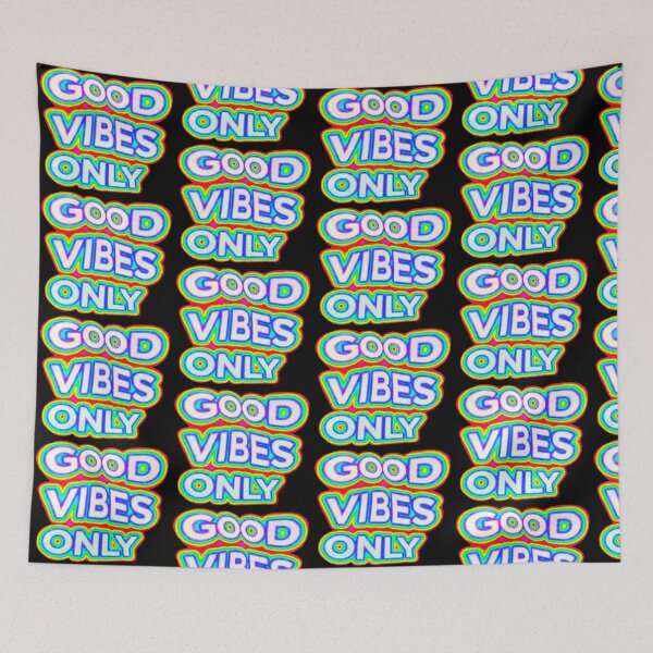 Aperçu de l'œuvre Good Vibes only créée et vendue par REDART69.