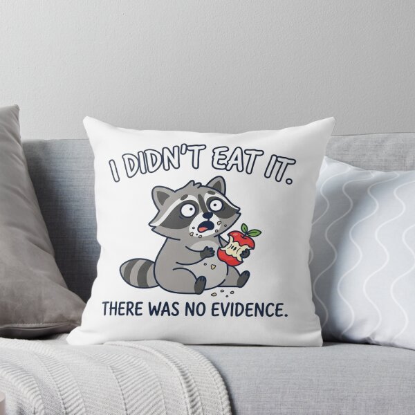 Item preview, Funny Raccoon Eating An Apple Innocent Meme designed and sold by Owcomm.