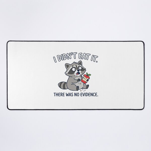 Item preview, Funny Raccoon Eating An Apple Innocent Meme designed and sold by Owcomm.