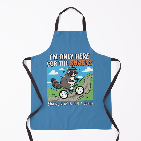 Item preview, Funny Raccoon Biking For The Snacks designed and sold by Owcomm.