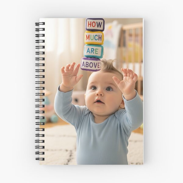 Item preview, Cute Baby Playing With Colorful Word Toy Blocks designed and sold by Michaelragheb.