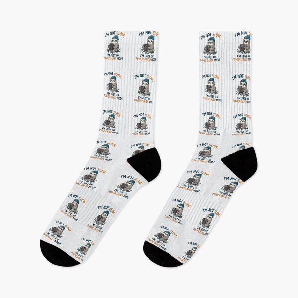 Item preview, Cute Sloth Drinking Coffee Power Saver Mode designed and sold by Owcomm.