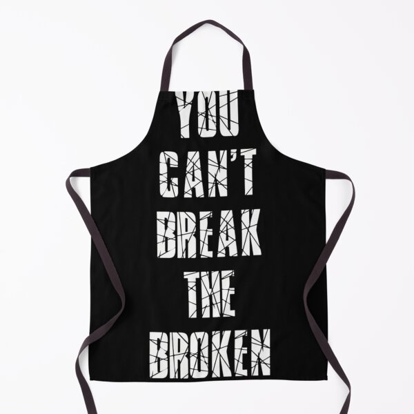 Item preview, You Can't Break The Broken Resilience Quote Dark Typography designed and sold by DarkOriginArts.