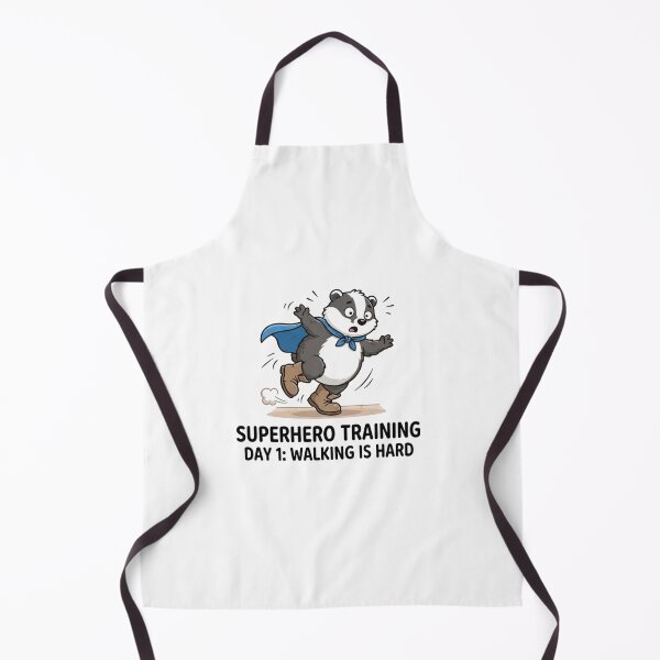 Item preview, Clumsy Badger Superhero In Training Fails At Walking designed and sold by Owcomm.