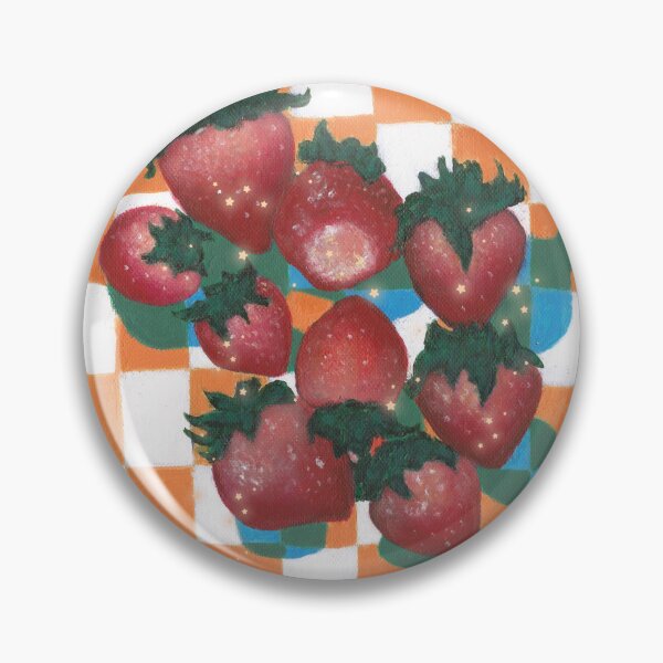 Item preview, Strawberries, checkers and sparkles ⭐ designed and sold by Lunardreams54.