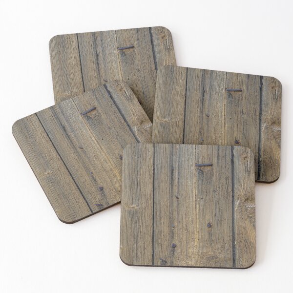 Item preview, Antique Weathered Wood Planks with Bent Rusty Nail and Swirl Kno designed and sold by NorthWild.