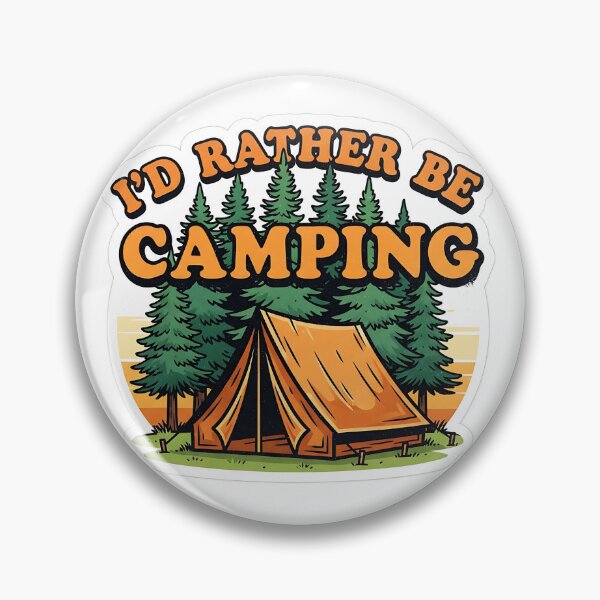 Item preview, Id Rather Be Camping Vintage Outdoors Tent designed and sold by Michaelragheb.