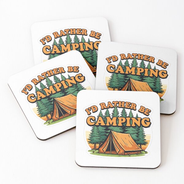 Item preview, Id Rather Be Camping Vintage Outdoors Tent designed and sold by Michaelragheb.