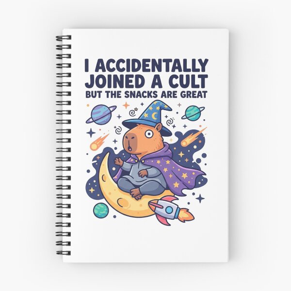 Item preview, I Accidentally Joined A Cult Space Capybara designed and sold by Owcomm.