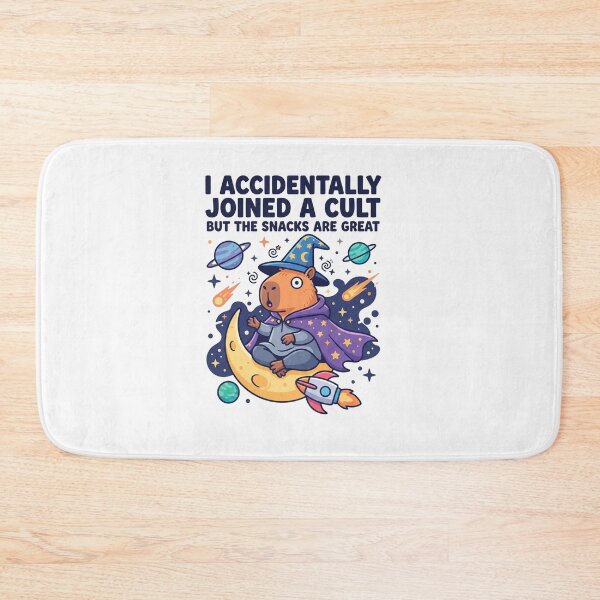 Item preview, I Accidentally Joined A Cult Space Capybara designed and sold by Owcomm.