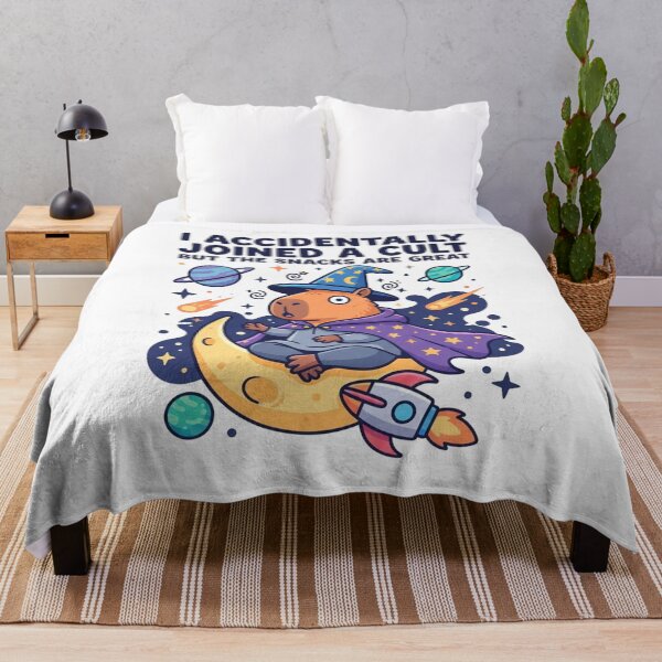 Item preview, I Accidentally Joined A Cult Space Capybara designed and sold by Owcomm.